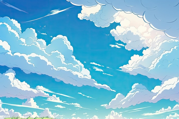 anime, Sky, Clouds HD Wallpapers / Desktop and Mobile Images & Photos