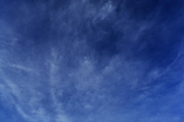 Blue sky with white clouds