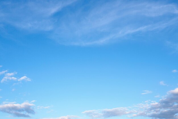 白い雲と青い空