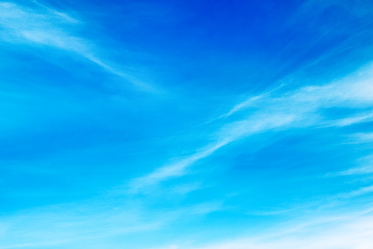 Photo 白い雲と青い空