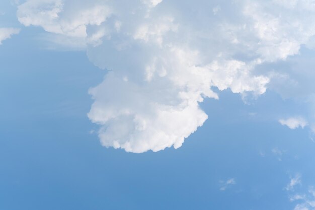 Blue sky with white clouds