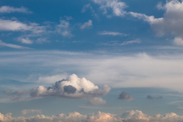 白い雲と青い空