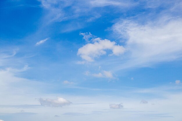 Blue sky with white clouds