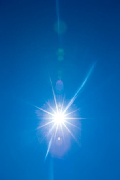 Photo blue sky with white clouds