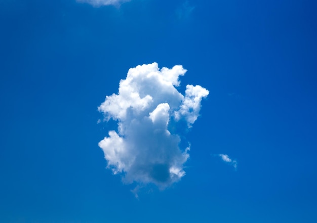 Blue sky with white clouds