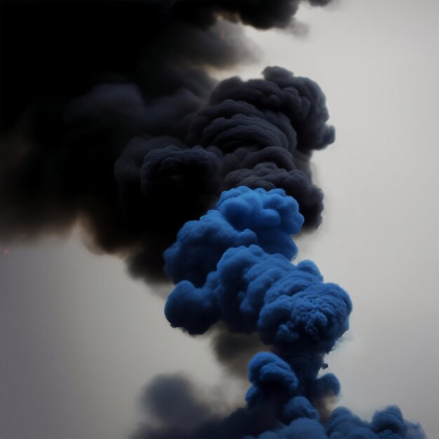 blue smoke background