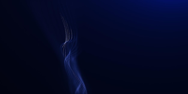 Blue smoke on a black background