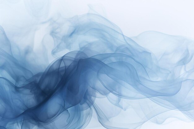 blue smoke in the form of a wave.