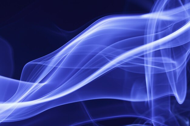 Photo blue smoke, may be used as background