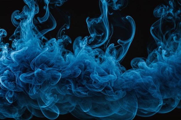 Photo blue smoke texture