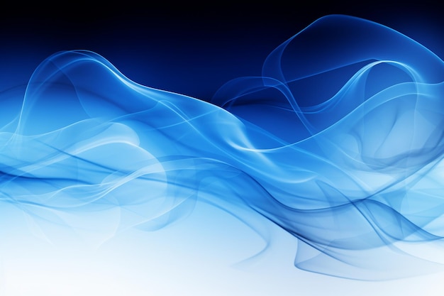 Photo blue smoky art abstract background