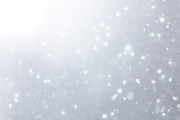 Blue snowfall bokeh background, abstract snowflake background blurred abstract blue