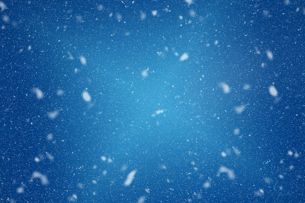 Синий снежный новогодний дизайн обои