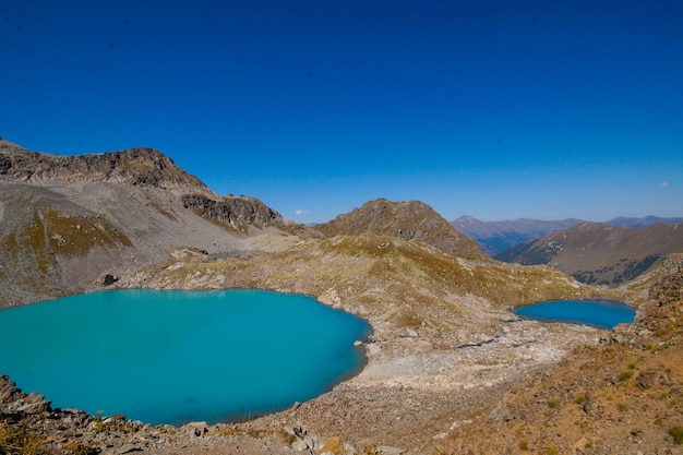 Blue sofia lakes arkhyz russia