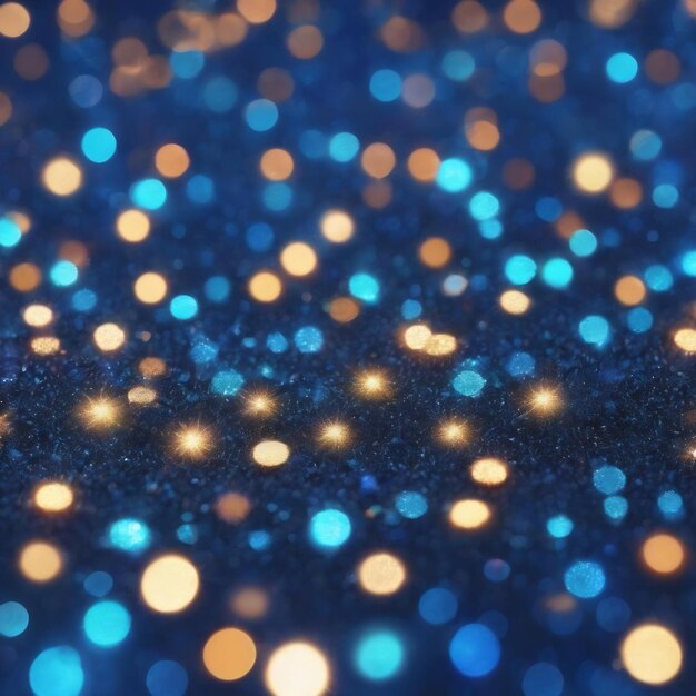 Blue sparkle glitter background holiday abstract defocused background