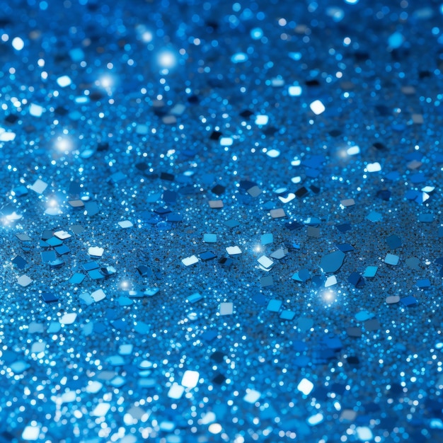 Photo blue sparkles background