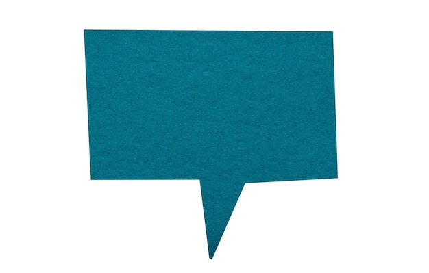 A blue speech bubble with the word speech on it