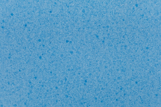 Blue sponge texture or background close-up