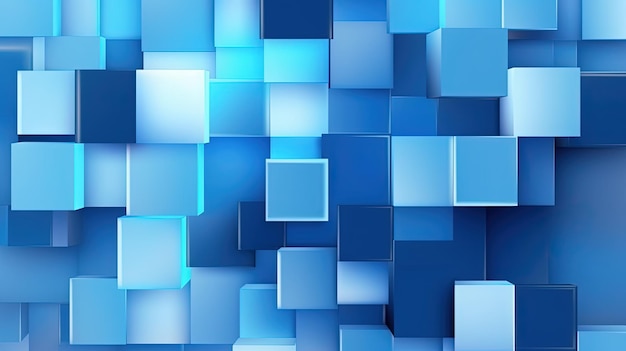 blue square background