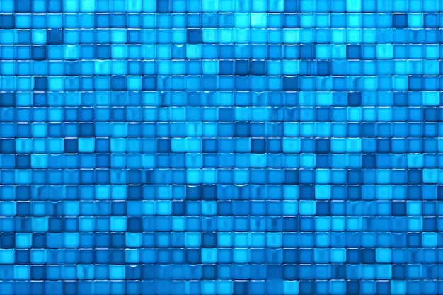 Photo a blue square tiles