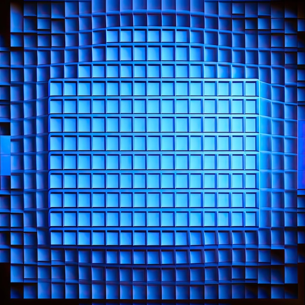 Blue squares background