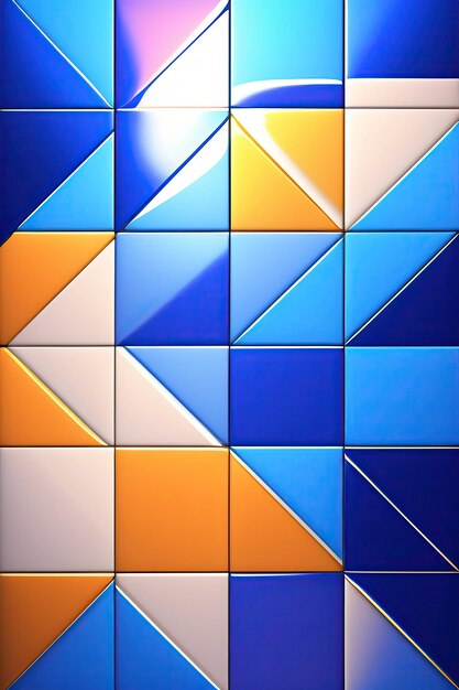 Blue squares background