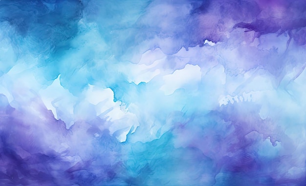 Photo a blue stain of color on a white background in the style of atmospheric impressionism