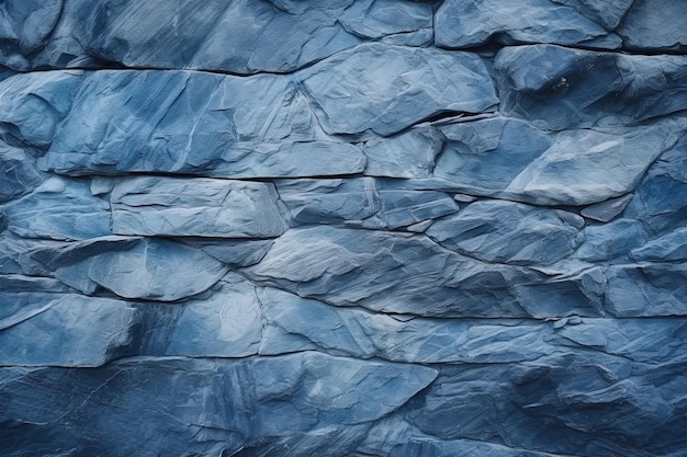 Blue stone wall texture background