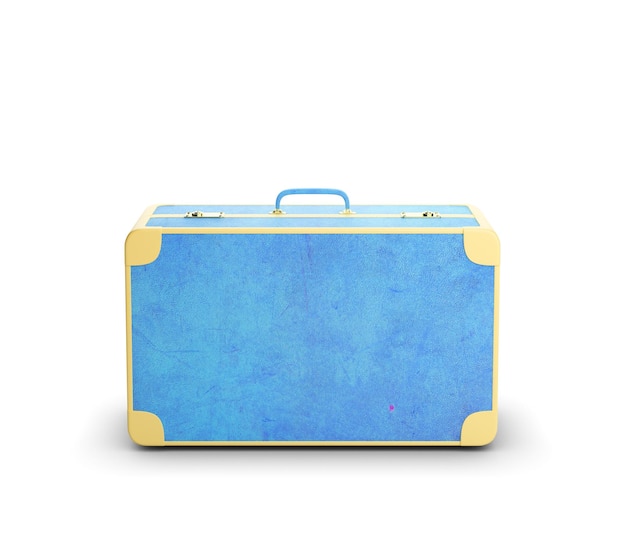 Blue suitcase