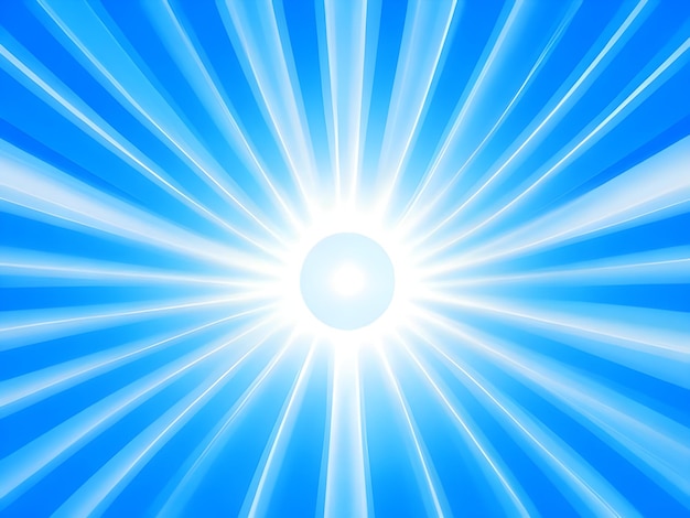 Blue Sunburst Effect Background