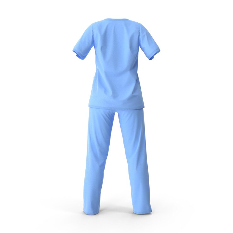 Photo blue surgeon dress 3d rendering