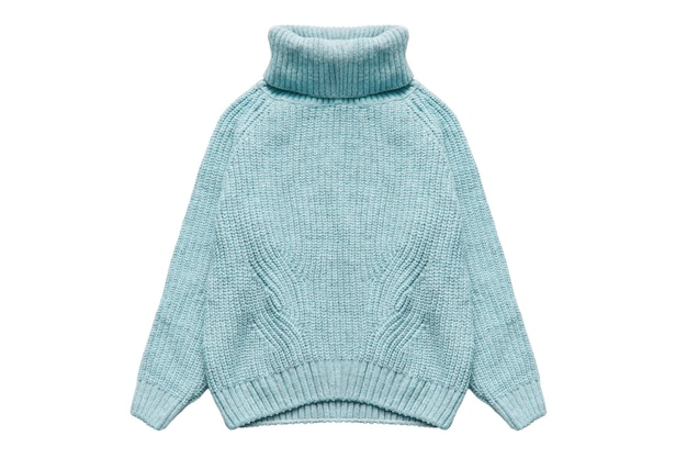 Blue sweater isolated