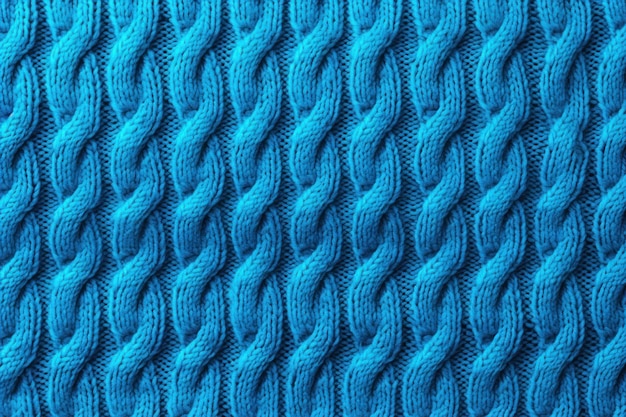 Blue sweater pattern Generate Ai