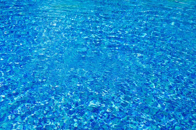 Blue swimming poolbackground of water in swimming pool