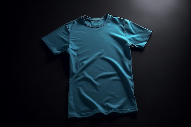 A blue t - shirt that says't'on it