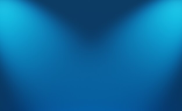 Blue template wallpaper with light on side