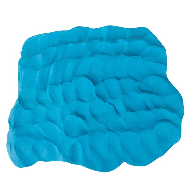 Photo blue texture plasticine background clay