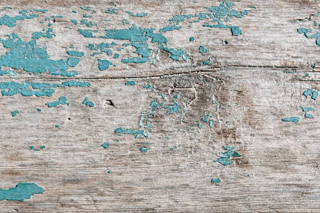 Blue texture of rough wooden fence boards background.