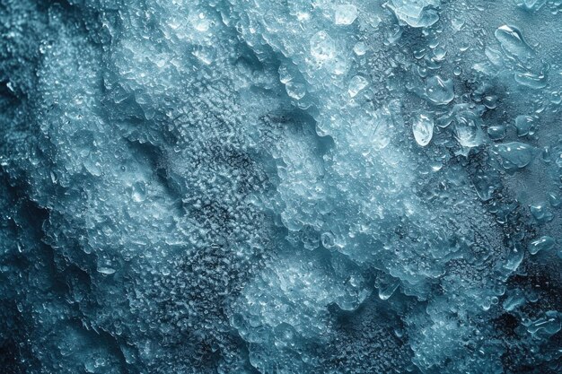 Blue textured ice Abstract ice texture