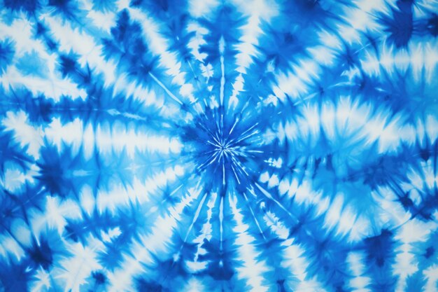 Photo blue tie dye background