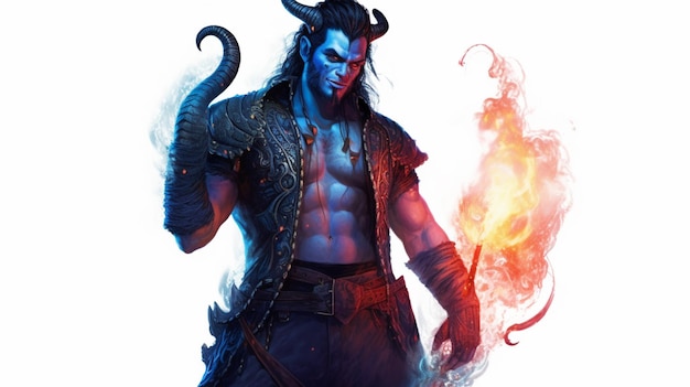 2. How to Create a Pink Tiefling with Blue Hair in Dungeons and Dragons - wide 7