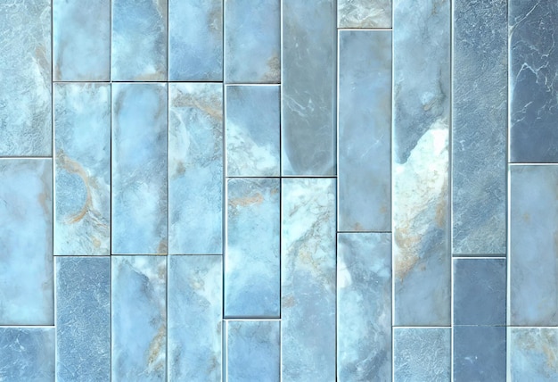 A blue tile that is made of glass