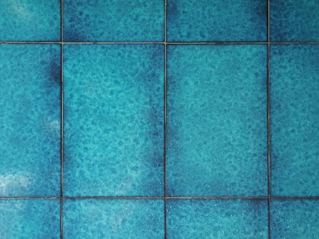 Blue tiles texture background