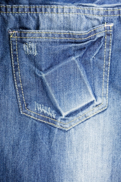 Blue torn denim jeans texture