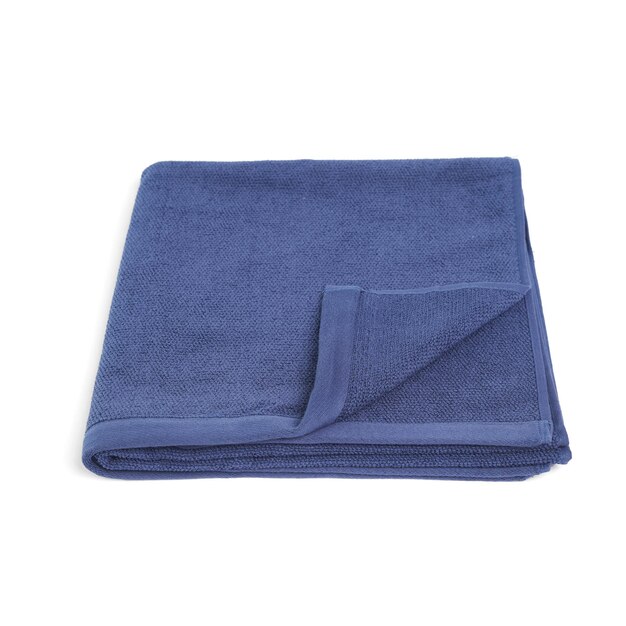 A blue towel from the company wool company