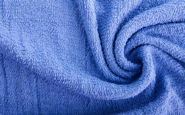 Синий вихрь полотенца