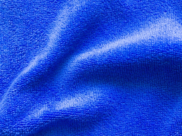 Blue towel texture