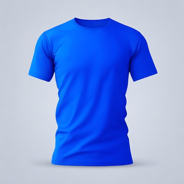 Blue Tshirt Mockup Template Premium Download