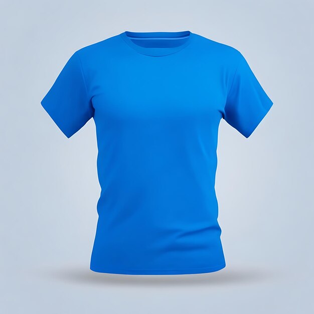 Blue Tshirt Mockup Template Premium Download