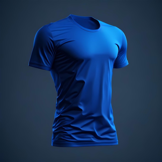 Blue Tshirt Mockup